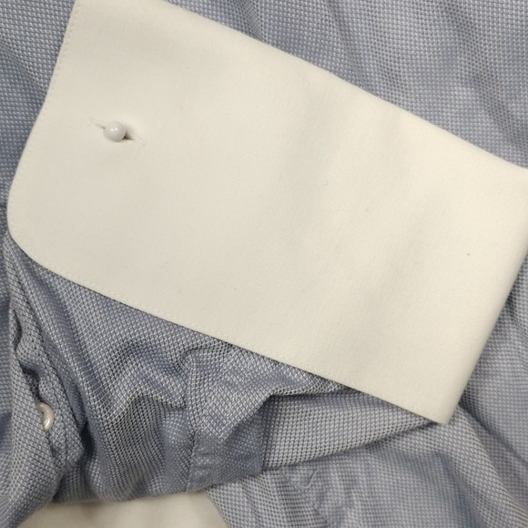 Italo Mando men's long sleeve button down shirt size Reg 17 - Picture 6 of 13